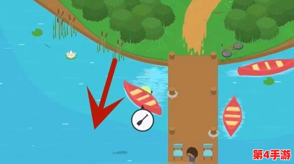 捣蛋大脚怪创意十足，巧妙平衡力量推动木舟穿越丛林探险之旅