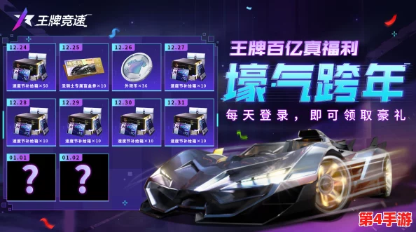 王牌竞速盛大更新：12月30日跨年元旦庆典活动火热开启，限时福利等你来领！